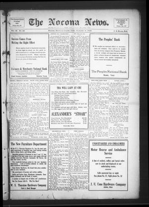 Primary view of object titled 'The Nocona News. (Nocona, Tex.), Vol. 18, No. 22, Ed. 1 Friday, November 9, 1923'.