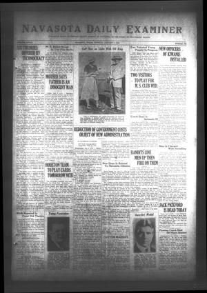 Primary view of object titled 'Navasota Daily Examiner (Navasota, Tex.), Vol. 34, No. 278, Ed. 1 Tuesday, January 3, 1933'.