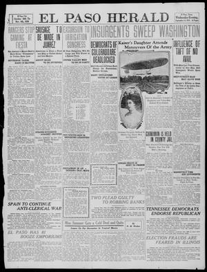 Primary view of object titled 'El Paso Herald (El Paso, Tex.), Ed. 1, Wednesday, September 14, 1910'.