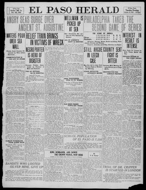Primary view of object titled 'El Paso Herald (El Paso, Tex.), Ed. 1, Tuesday, October 18, 1910'.