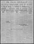 Primary view of El Paso Herald (El Paso, Tex.), Ed. 1, Monday, December 20, 1915