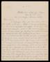 Letter: [Letter from J. J. Click to J. H. Major - December 7, 1898]