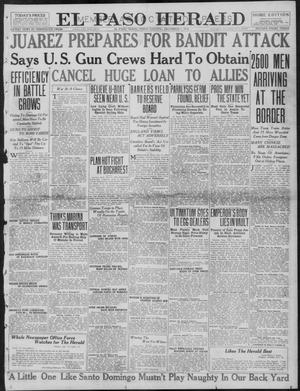 Primary view of object titled 'El Paso Herald (El Paso, Tex.), Ed. 1, Friday, December 1, 1916'.