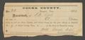 Text: [Receipt: 1874 Poll Tax for Cocke County, Tennessee]