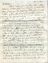 Primary view of [Letter from George Brundrett to Valree Brundrett, January 5, 1942]