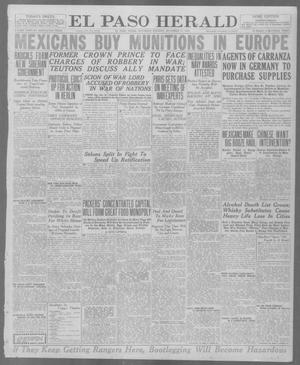 Primary view of object titled 'El Paso Herald (El Paso, Tex.), Ed. 1, Saturday, December 27, 1919'.