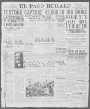 Primary view of object titled 'El Paso Herald (El Paso, Tex.), Ed. 1, Saturday, August 18, 1917'.