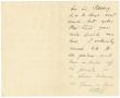 Thumbnail image of item number 2 in: '[Handwritten letter from O. Henry to Jeemo]'.