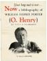 Primary view of Advertisement for O. Henry Bibliography