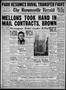 Thumbnail image of item number 1 in: 'The Brownsville Herald (Brownsville, Tex.), Vol. 42, No. 204, Ed. 1 Thursday, February 22, 1934'.