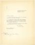 Letter: [Copy of letter from Herbert Hoover to J. D. Sandefer, Jr. - Septembe…