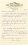 Letter: [Letter from parolee to T. N. Carswell - August 18, 1955]