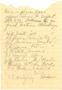 Primary view of [Notes written by T. N. Carswell regarding House Bill 373 - 1941]