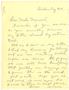 Primary view of [Letter from Maree to T. N. Carswell - April 22, 1970]