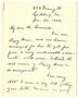 Primary view of [Letter from Mabel Davidson to T. N. Carswell - January 22, 1942]