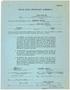 Primary view of [Travel Agent Appointment Agreement between C. M. Knowles, Grace Line, Inc. and T. N. Carswell, Carswell Agency]