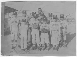 Primary view of object titled 'Little League Team, late 1960s'.