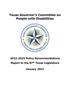 Report: Texas Governor’s Committee on People with Disabilities 2022-2023 Poli…