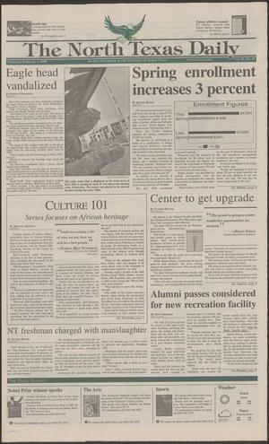 Primary view of object titled 'The North Texas Daily (Denton, Tex.), Vol. 81, No. 65, Ed. 1 Thursday, February 4, 1999'.