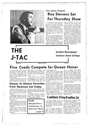Primary view of object titled 'The J-TAC (Stephenville, Tex.), Vol. 53, No. 21, Ed. 1 Wednesday, March 28, 1973'.