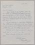 Letter: [Letter from Cheng Tsung-O to Mr. Harris Kempner, October 13, 1951]