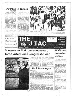 Primary view of object titled 'The J-TAC (Stephenville, Tex.), Vol. 59, No. 22, Ed. 1 Thursday, October 26, 1978'.