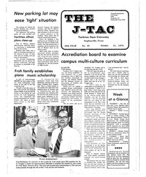 Primary view of object titled 'The J-TAC (Stephenville, Tex.), Vol. 60, No. 20, Ed. 1 Thursday, October 11, 1979'.