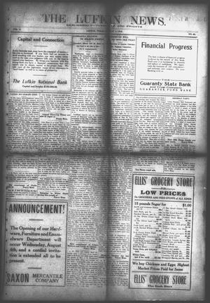 Primary view of object titled 'The Lufkin News. (Lufkin, Tex.), Vol. 8, No. 65, Ed. 1 Tuesday, August 3, 1915'.