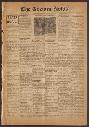 Primary view of object titled 'The Groom News (Groom, Tex.), Vol. 19, No. 5, Ed. 1 Thursday, March 30, 1944'.