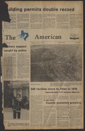 Primary view of object titled 'The Allen American (Allen, Tex.), Vol. 7, No. 32, Ed. 1 Tuesday, January 4, 1977'.