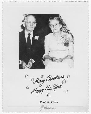 Primary view of object titled 'Fred and Alma Hunter Gibson'.