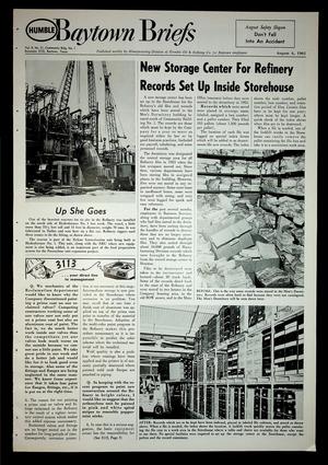 Primary view of object titled 'Baytown Briefs (Baytown, Tex.), Vol. 09, No. 31, Ed. 1 Friday, August 4, 1961'.