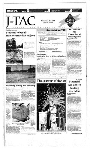 Primary view of object titled 'The J-TAC (Stephenville, Tex.), Vol. 158, No. 4, Ed. 1 Thursday, September 23, 1999'.