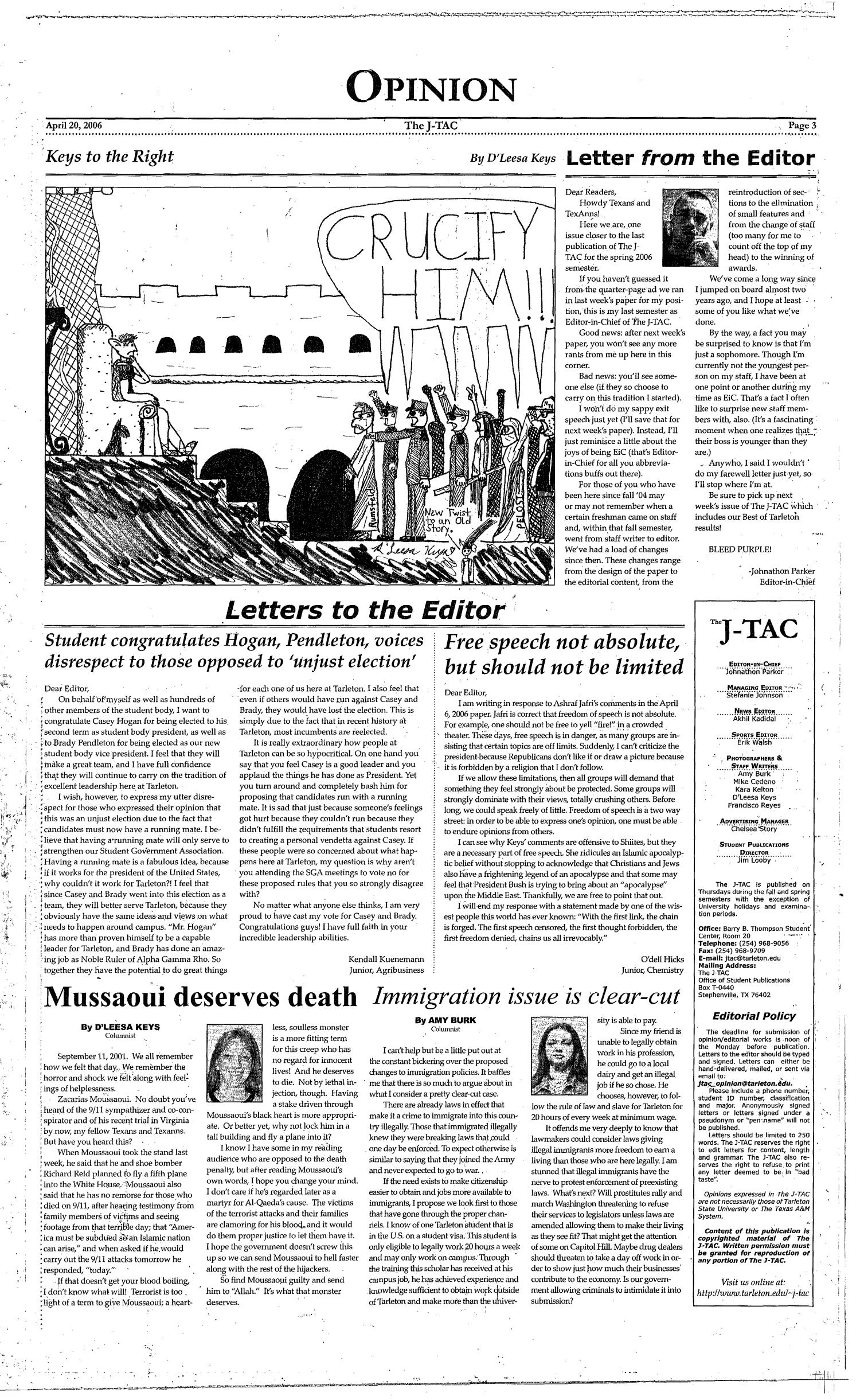 The J-TAC (Stephenville, Tex.), Vol. 171, No. 11, Ed. 1 Thursday, April 20, 2006
                                                
                                                    [Sequence #]: 3 of 12
                                                