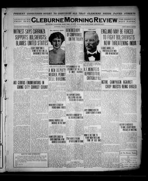 Primary view of object titled 'Cleburne Morning Review (Cleburne, Tex.), Ed. 1 Friday, January 16, 1920'.