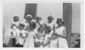 Primary view of Ann Sammons and Presbyterian Children on Easter Sunday 1963