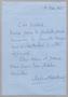 Letter: [Letter from Sabine Chardine to Harris L. Kempner, May 1, 1965]
