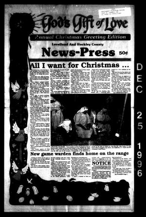 Primary view of object titled 'Levelland and Hockley County News-Press (Levelland, Tex.), Vol. [18], No. [78], Ed. 1 Wednesday, December 25, 1996'.