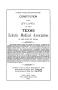 Primary view of Constitution and By-Laws of the Texas Eclectic Medical Association of the State of Texas