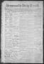 Primary view of Brownsville Daily Herald (Brownsville, Tex.), Vol. NINE, No. 105, Ed. 1, Friday, November 2, 1900