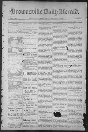 Primary view of object titled 'Brownsville Daily Herald (Brownsville, Tex.), Vol. NINE, No. 137, Ed. 1, Monday, December 10, 1900'.
