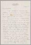 Letter: [Handwritten Letter from Harris K. Weston to I. H. Kempner, January 1…
