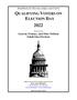 Primary view of Handbook for election judges and clerks qualifying voters on  election day 2022