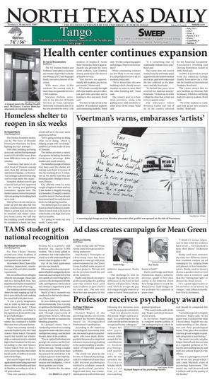 Primary view of object titled 'North Texas Daily (Denton, Tex.), Vol. 91, No. 85, Ed. 1 Tuesday, March 13, 2007'.