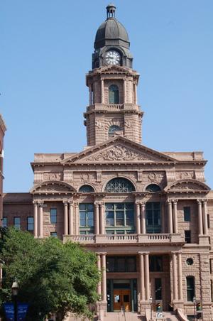 Primary view of object titled '[Tarrant County Courthouse]'.