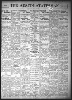 Primary view of object titled 'The Austin Statesman. (Austin, Tex.), Vol. 33, Ed. 1 Sunday, November 1, 1903'.