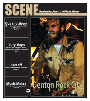 Primary view of object titled 'Scene: North Texas Daily (Denton, Tex.), Vol. 92, No. 2, Ed. 1 Friday, August 31, 2007'.
