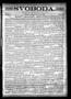 Newspaper: Svoboda. (La Grange, Tex.), Vol. 10, No. 22, Ed. 1 Thursday, June 13,…