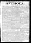 Newspaper: Svoboda. (La Grange, Tex.), Vol. 12, No. 37, Ed. 1 Thursday, Septembe…