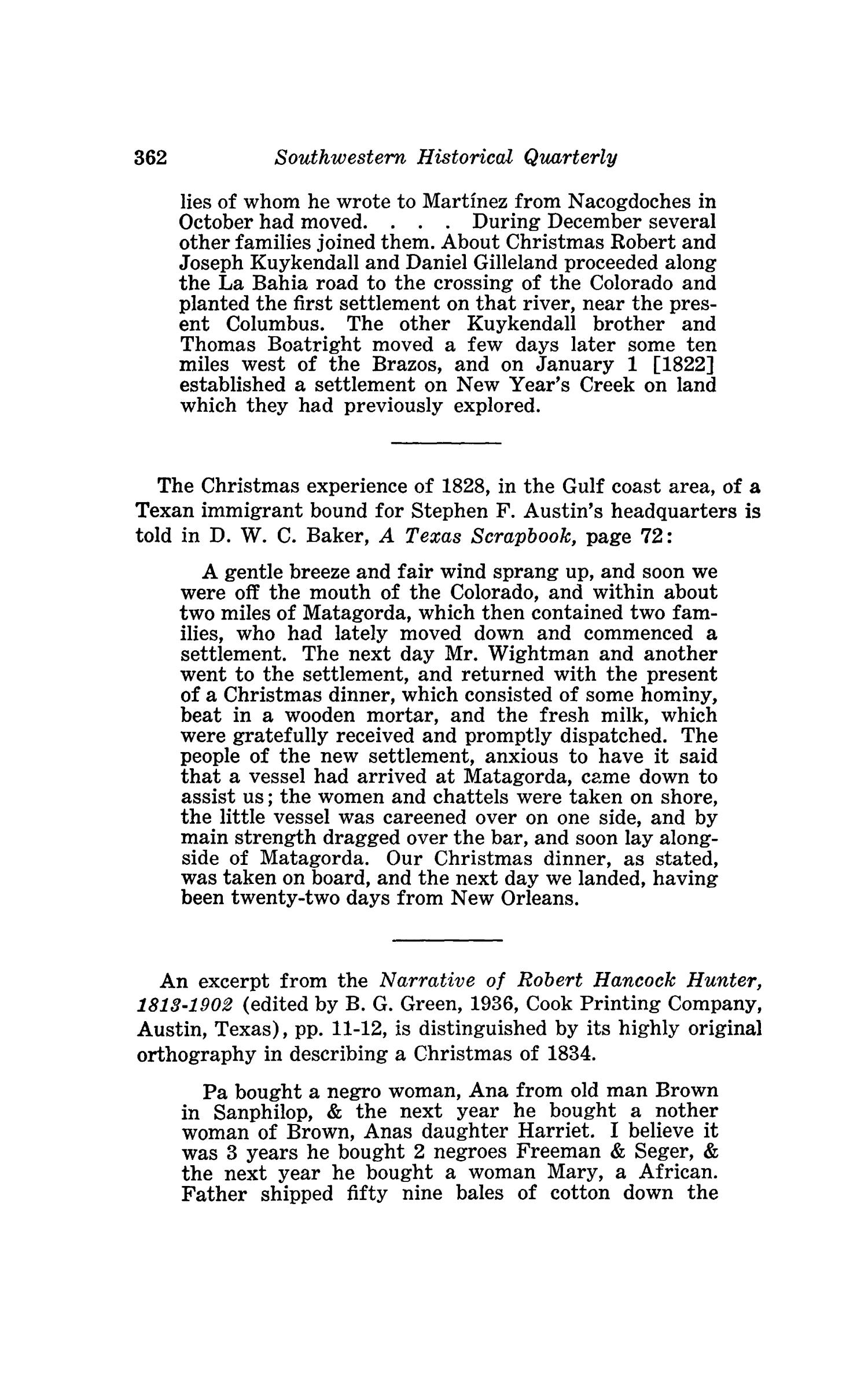 The Southwestern Historical Quarterly, Volume 44, July 1940 - April, 1941
                                                
                                                    362
                                                